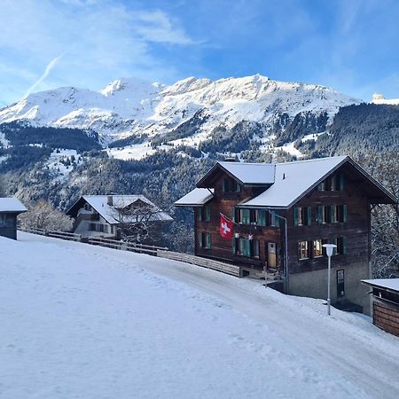 Traditional Chalet In Wengen - Top Floor Apartment Bagian luar foto